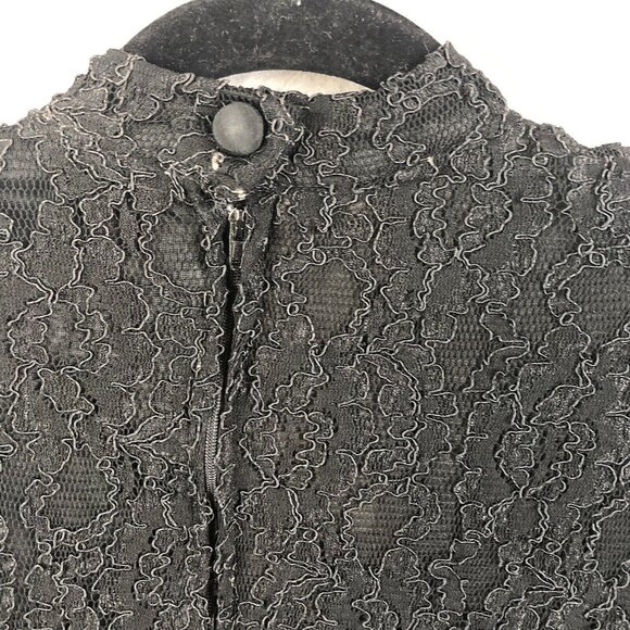 Vintage Rubina Dress Womens Small Black Lace Pleats Fairy Whimsigoth  Feminine - Picture 13 of 16